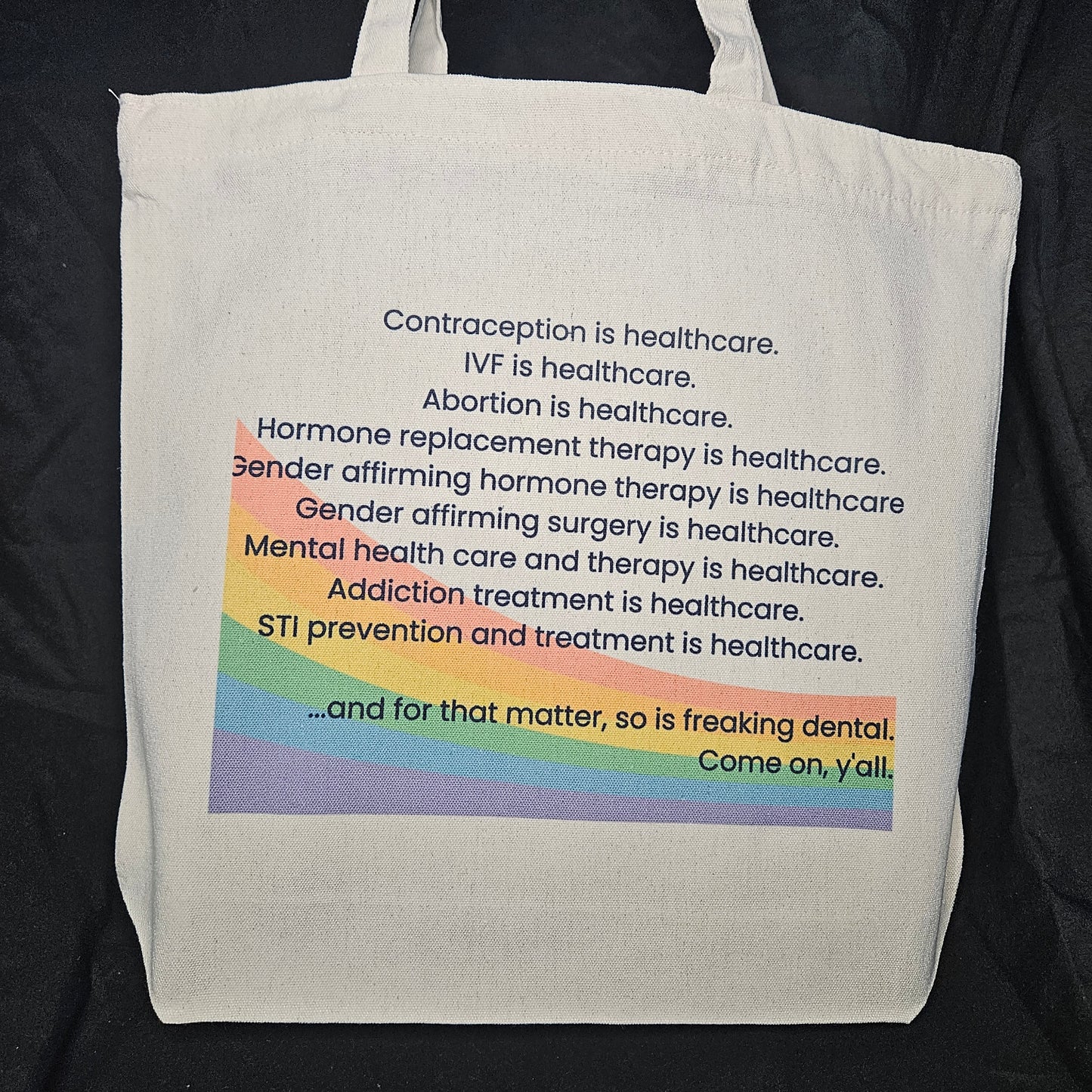 Healthcare Is Healthcare Tote – The Ultimate Mic Drop