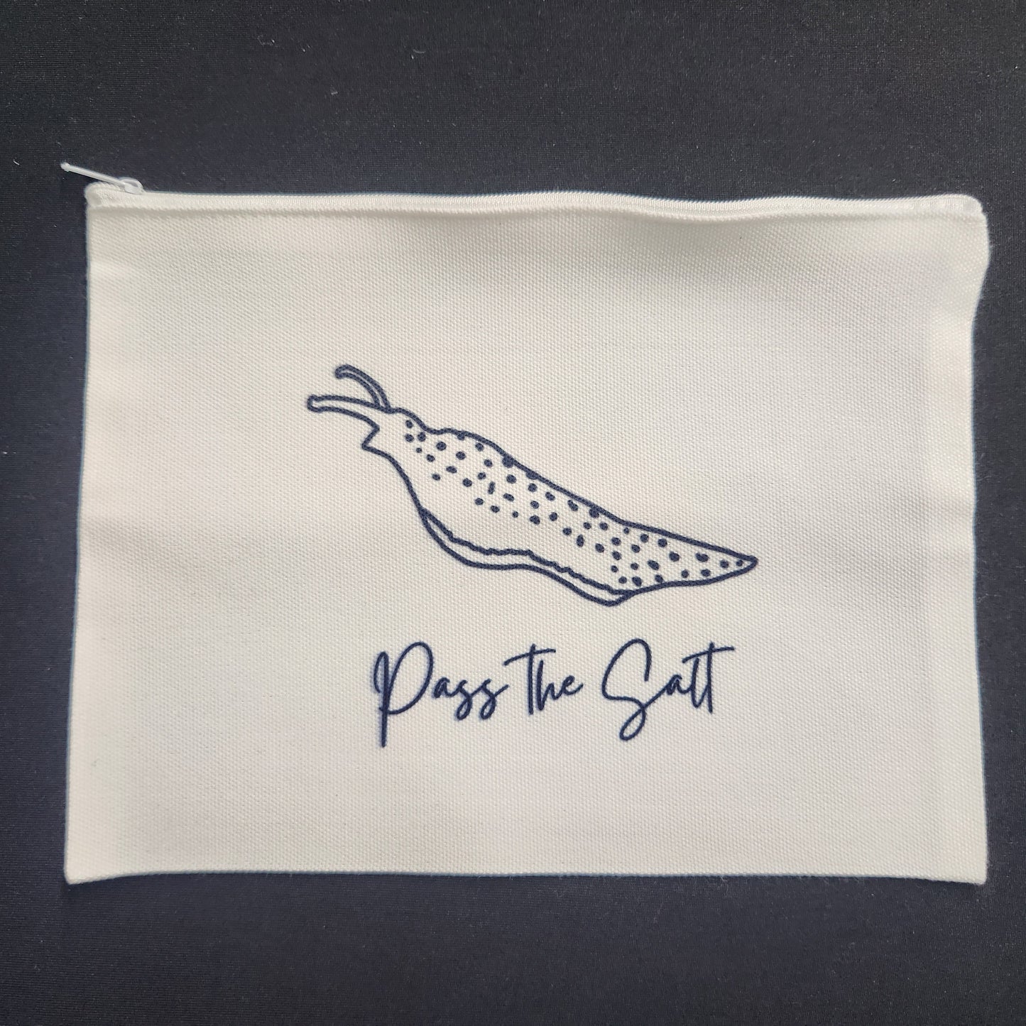 Pass the Salt – Slug Humor Zippered Pouch