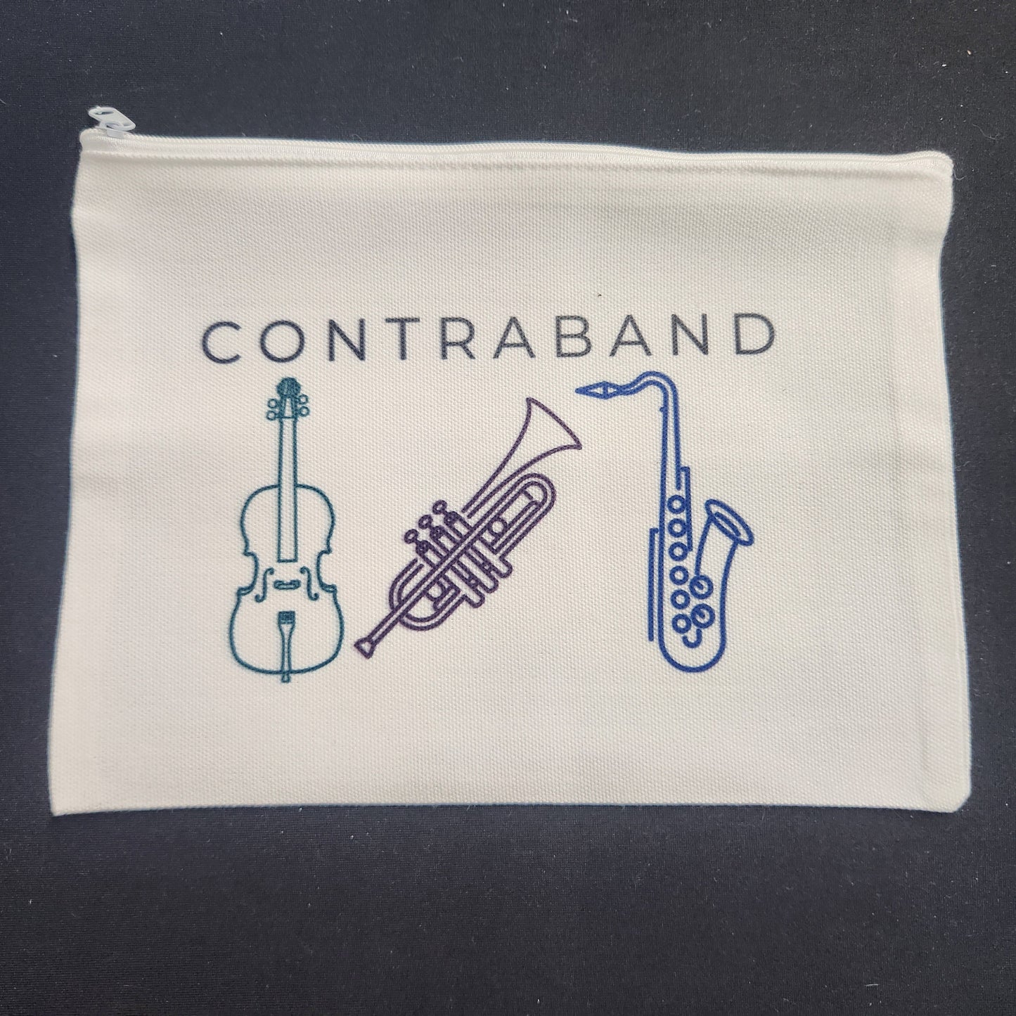 Contraband – Musical Pun Zippered Pouch