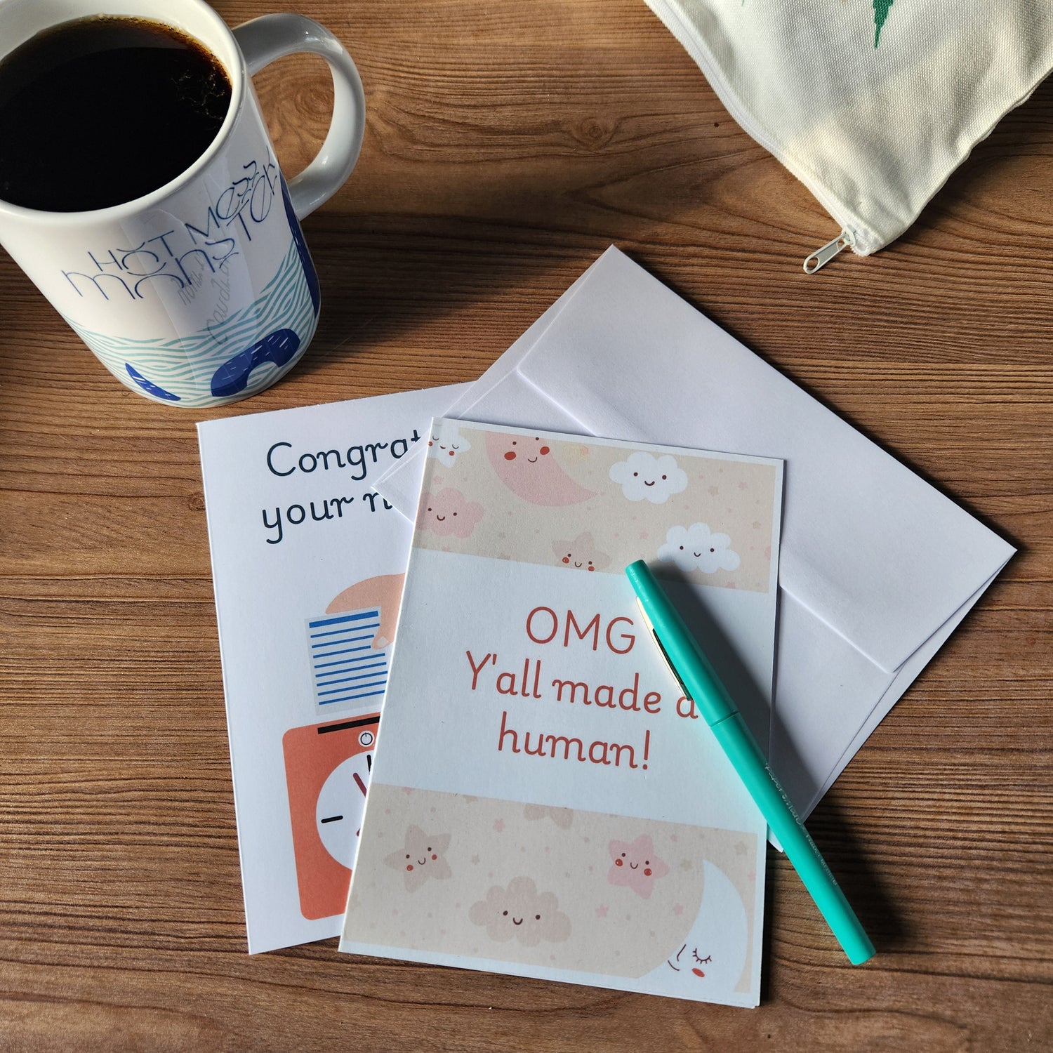 Hand Printed Greeting Cards