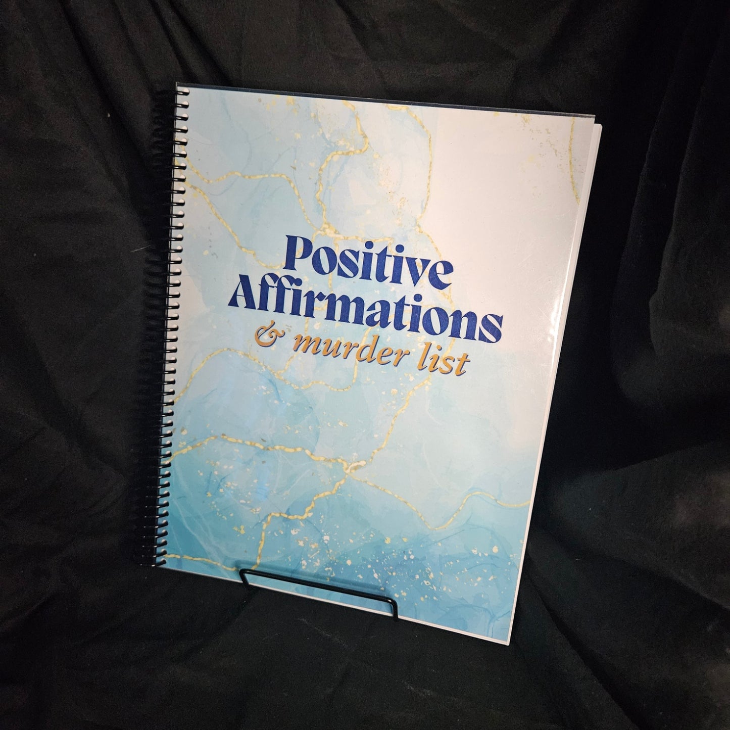 Positive Affirmations & Murder List Notebook