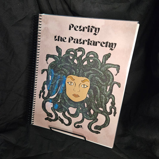 Petrify the Patriarchy Medusa Notebook