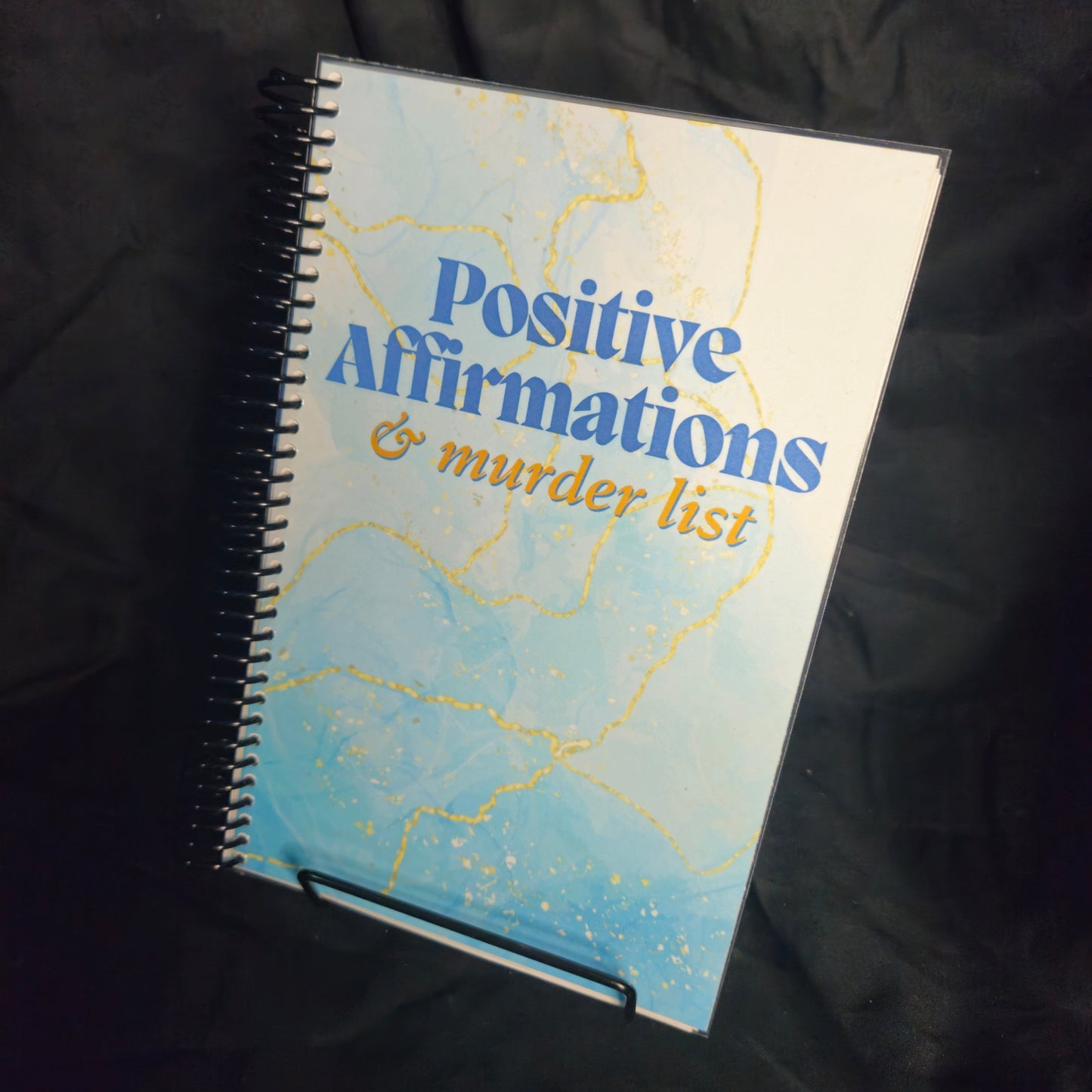 Positive Affirmations & Murder List Notebook