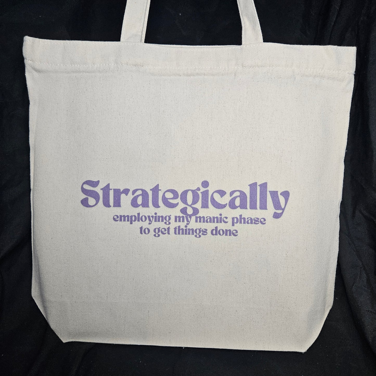 Manic Motivation Tote – Powered by Buzz and Brilliance