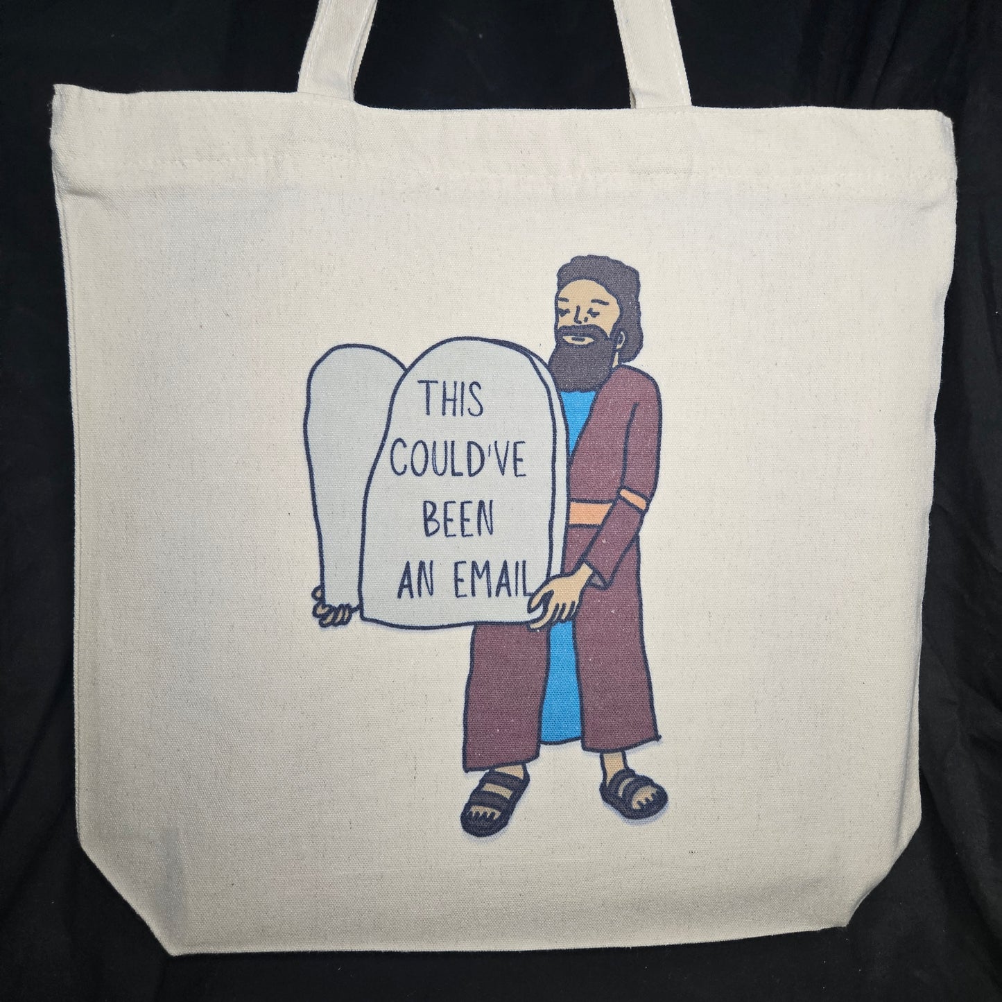 Thou Shalt Not Waste My Time Tote – Holy Ghosted