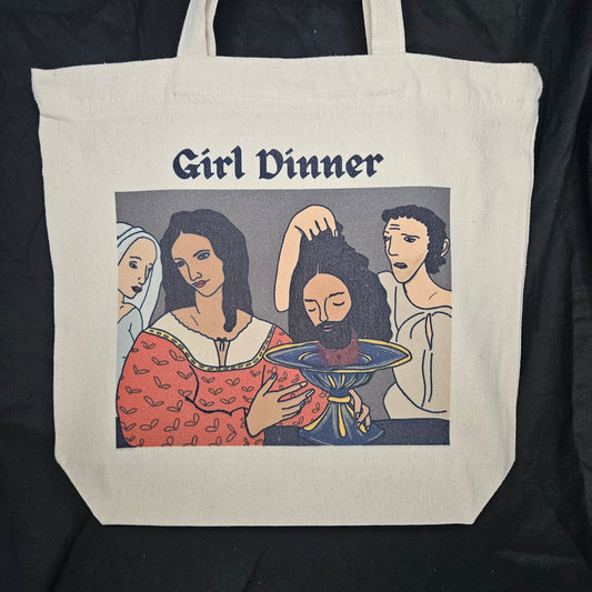Girl Dinner: Historical Edition Tote – Serving Drama Since Antiquity