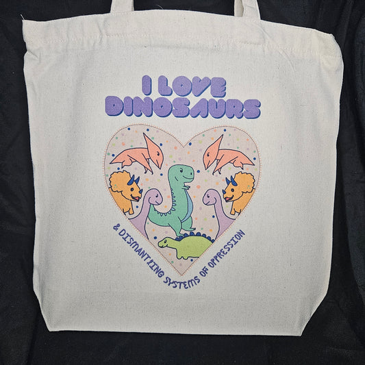Roar & Resist Tote – Prehistoric Power Meets Present-Day Protest