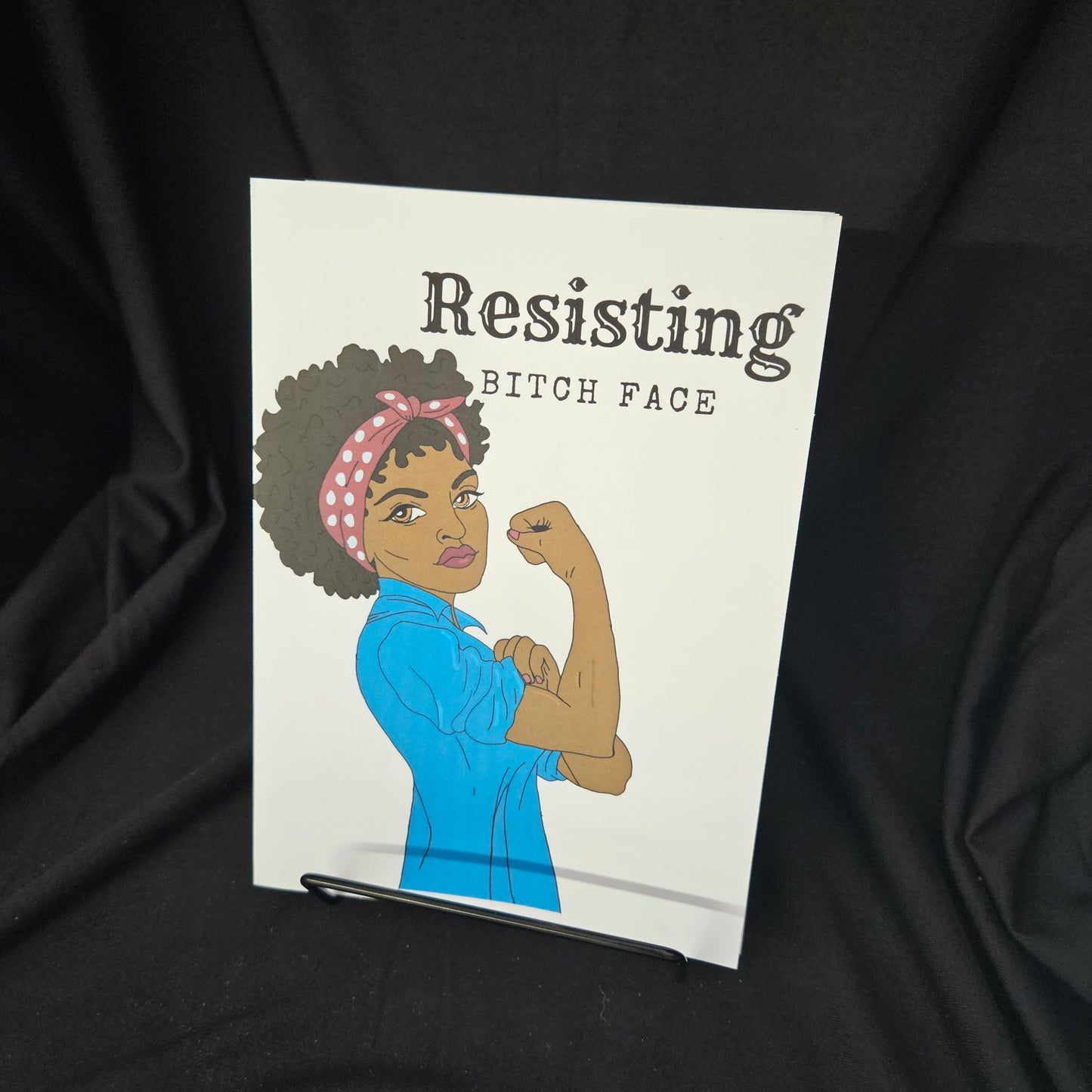 Resisting Bitch Face Card