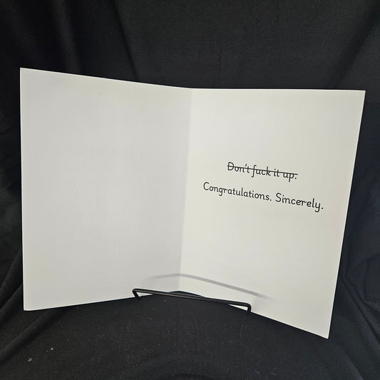 Beautiful Mess Partner Card – Don’t Fuck It Up!