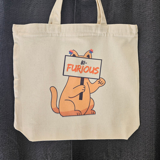 BiFurious tote bag