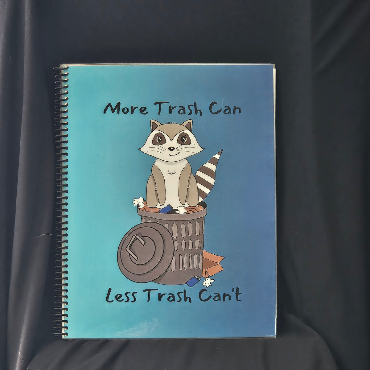 Garbage Notebook More Trash Can Handmade Spiral Notebook – Plan Bee Stationery