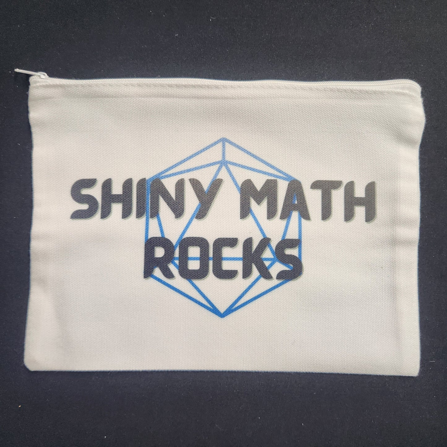 Shiny Math Rocks – D&D Dice Zippered Pouch