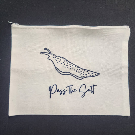 Pass the Salt – Slug Humor Zippered Pouch
