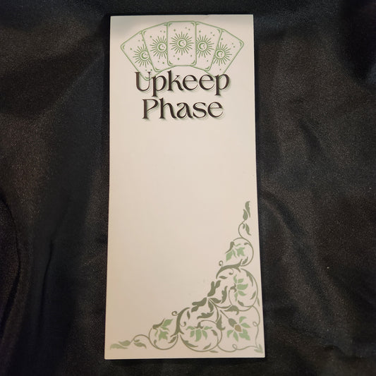 Upkeep Phase – MTG Tear-Off Notepad for Life Survivors