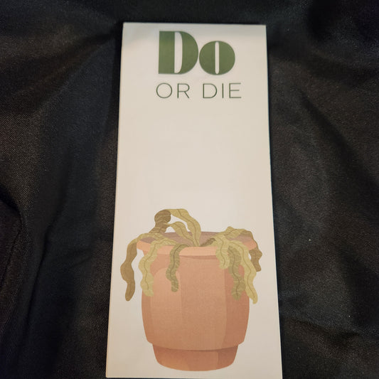 Do or Die Plant Apocalypse Notepad