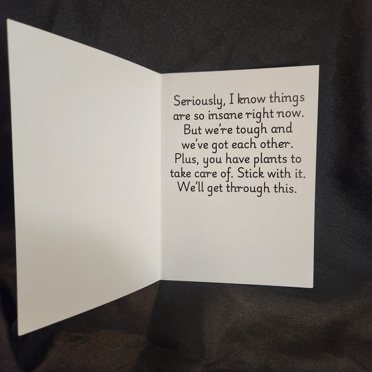 Knitting Circle in the Gulag – Dark Humor Support Card