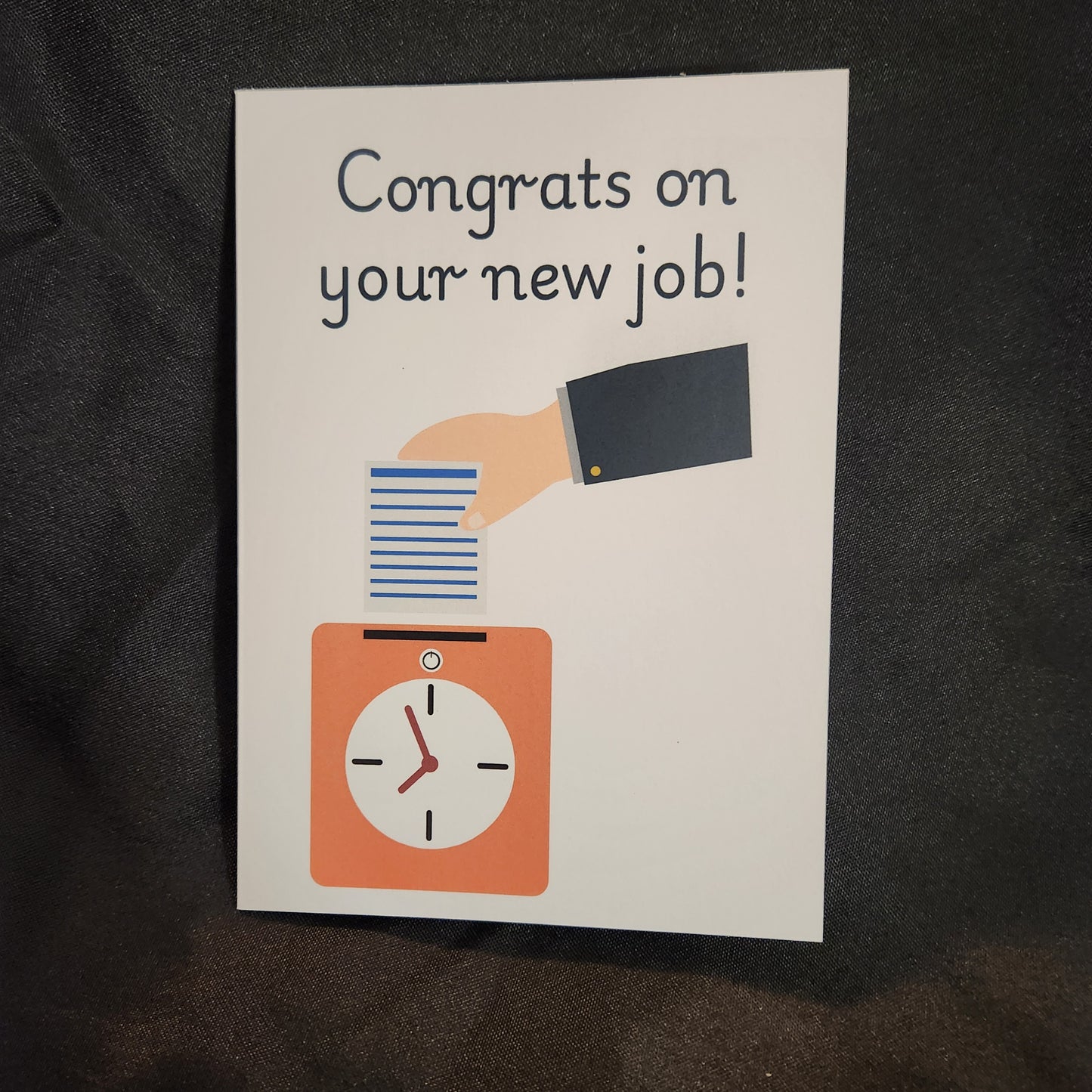 Congrats on Your New Job – Realistic Workplace Wishes Card